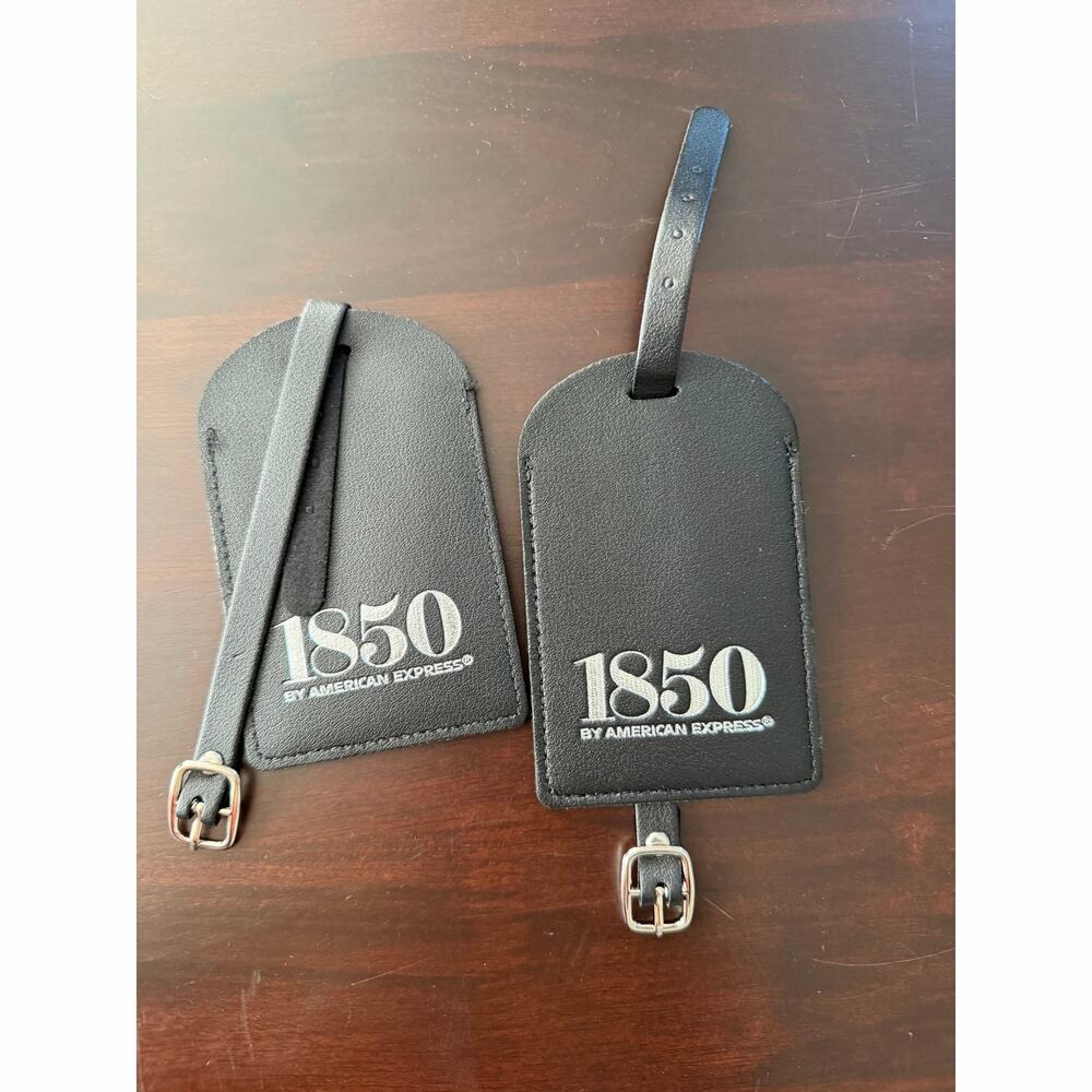 American Express 1850 Amex Platinum Centurion Lounge 2 Luggage Tags